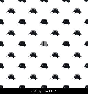Old stump pattern seamless vector repeat geometric for any web design Stock Vector