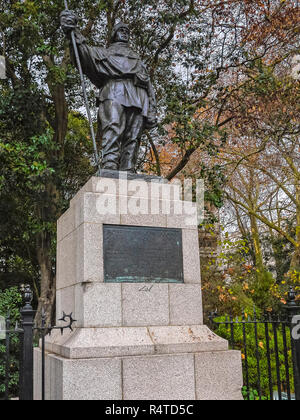 Captain Robert Falcon Scott, R.N. memorial,Waterloo Place, London, England, UK,GB Stock Photo