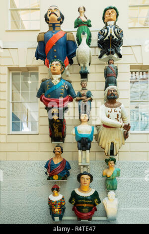 Ship Figureheads, Royal Maritime Museum, Greenwich, London, England, UK, Europe Stock Photo