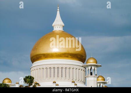 Sultan Omar Ali Saifuddien Mosque Stock Photo