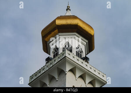 Sultan Omar Ali Saifuddien Mosque Stock Photo