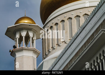 Sultan Omar Ali Saifuddien Mosque Stock Photo