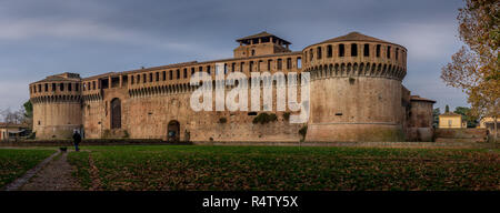 Rocca Sforzesca in Imola in Emilia Romagna near Bologna the city is also famous for the Formula 1 San Marino Grand Prix Stock Photo