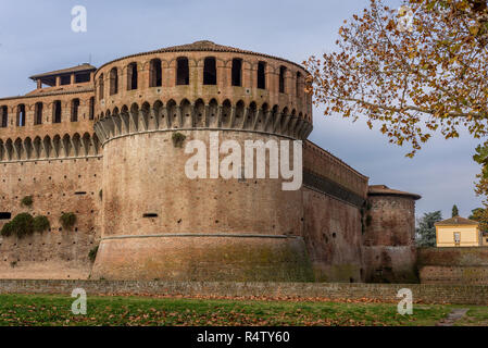 Rocca Sforzesca in Imola in Emilia Romagna near Bologna the city is also famous for the Formula 1 San Marino Grand Prix Stock Photo