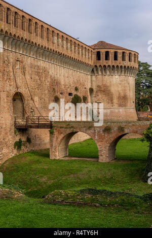 Rocca Sforzesca in Imola in Emilia Romagna near Bologna the city is also famous for the Formula 1 San Marino Grand Prix Stock Photo