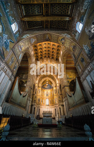 Cathedral Monreale, Sicily, Italy, Europe Stock Photo