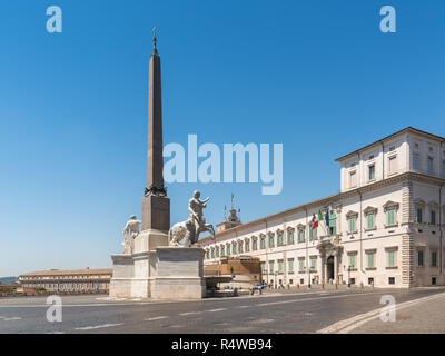 Piazza del Quirinale, Rome, Italy Stock Photo