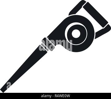 Garden vacuum cleaner icon. Simple illustration of garden vacuum cleaner vector icon for web design isolated on white background Stock Vector