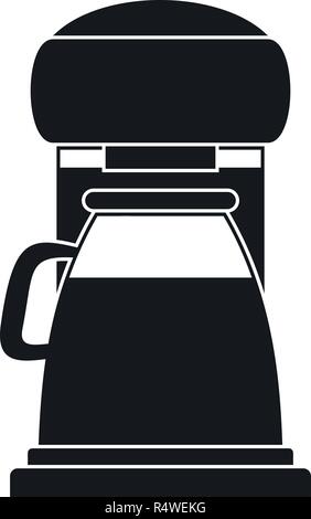 Classic coffee machine icon. Simple illustration of classic coffee machine vector icon for web design isolated on white background Stock Vector