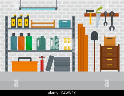 NAME background. Flat illustration of NAME vector background for web design Stock Vector