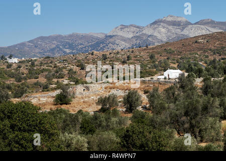 Traditional landscape in Naxos Stock Photo