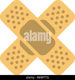 Medica band aids Stock Vector