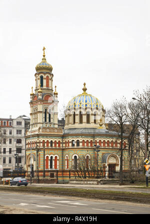 Alexander Nevsky cathedral in Lodz. Poland