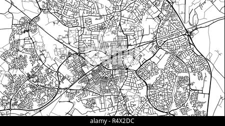 Road Map of Swindon, England Stock Photo: 172963997 - Alamy