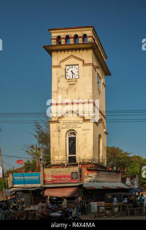 20â€”Jan-2013-Chinnakada Clock Tower 1944-Chinnakada, Kollam Kerala INDIA asia Stock Photo