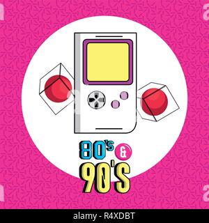 eighties and nineties style Stock Vector