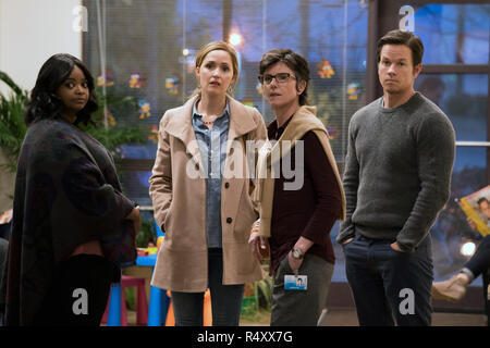 Instant Family is a 2018 American comedy-drama film starring Mark Wahlberg and Rose Byrne as two parents who adopt three young children; Isabela Moner, Gustavo Quiroz, Julianna Gamiz, Margo Martindale, Julie Hagerty, Tig Notaro and Octavia Spencer also star.    This photograph is for editorial use only and is the copyright of the film company and/or the photographer assigned by the film or production company and can only be reproduced by publications in conjunction with the promotion of the above Film. A Mandatory Credit to the film company is required. The Photographer should also be credited Stock Photo