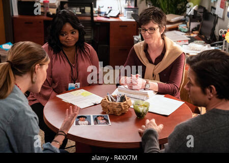 Instant Family is a 2018 American comedy-drama film starring Mark Wahlberg and Rose Byrne as two parents who adopt three young children; Isabela Moner, Gustavo Quiroz, Julianna Gamiz, Margo Martindale, Julie Hagerty, Tig Notaro and Octavia Spencer also star.    This photograph is for editorial use only and is the copyright of the film company and/or the photographer assigned by the film or production company and can only be reproduced by publications in conjunction with the promotion of the above Film. A Mandatory Credit to the film company is required. The Photographer should also be credited Stock Photo