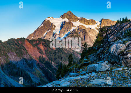 Mount Shuksan, Mt. Baker-Snoqualmie National Forest, Washington State, USA Stock Photo