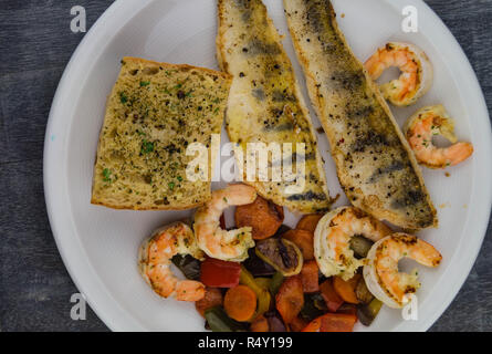 freshwater pike-perch fillet Stock Photo