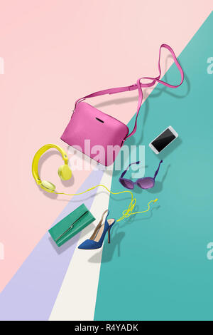 Women's personal items Stock Photo