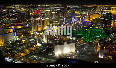 Las Vegas, Nevada, USA. 5th Jan, 2017. Uber Technologies partners with Maverick Helicopters during CES in Las Vegas to help attendees experience the Las Vegas Strip from the air like here at the Tropicana Hotel & Casino. Credit: L.E. Baskow/ZUMA Wire/Alamy Live News Stock Photo