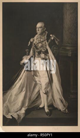 The Earl of Minto. c.1910. The Earl of Minto'. Gilbert John Murray Kynynmond-Elliot, 4th Earl of Minto, also called Viscount Melgund (1845-1914). Viceroy of India 1905-10. Scottish politician and colonial administrator. Portrait. Photogravure. British school.  Originally published/produced in c.1910. . Source: P696,. Author: Walker, Emery. Stock Photo