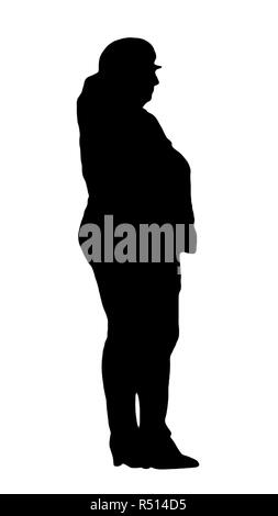 person standing sideways silhouette