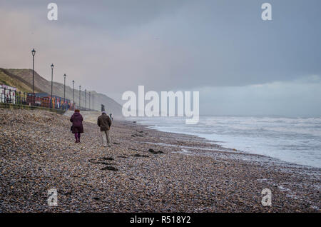 Saltburn in the North East England. Stock Photo