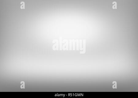 Product Showscase Spotlight Foggy Background - Soft, Fuzzy Infinite White Floor Stock Photo