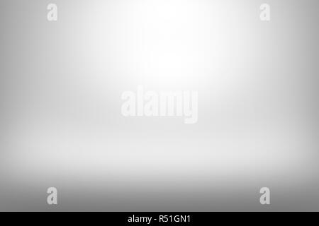 Product Showscase Spotlight Foggy Background - Soft, Fuzzy Infinite White Floor Stock Photo