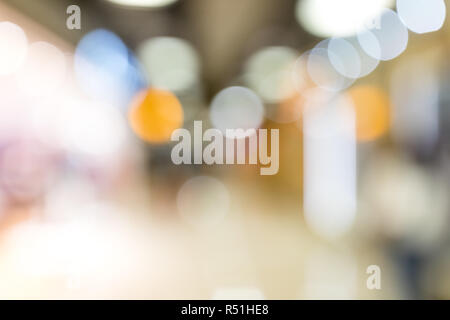 Abstract blur shopping mall and retail store interior for background Stock Photo