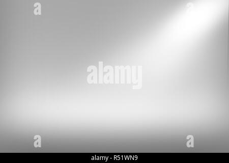 Product Showscase Spotlight Foggy Background - Soft, Fuzzy Infinite White Floor Stock Photo