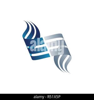 Abstract logo. Vector abstract logo. Abstract design element. Modern logo. Design element. Vector logo element. Geometric shape. Vector geometric logo Stock Vector
