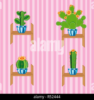 Cactuses on regiment Stock Photo
