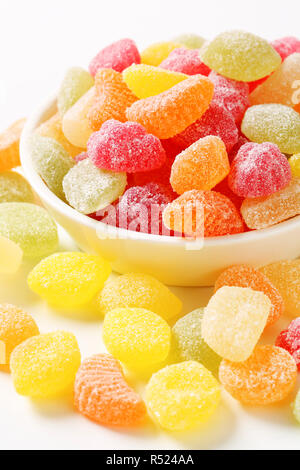 Gummy fruit candy Stock Photo