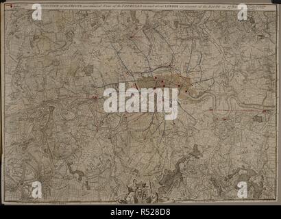 Plan of encampments in London. Plans of Encampments from 1778 to