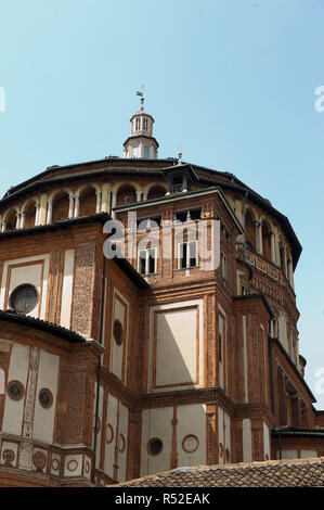 Santa Maria delle Grazie Church Our Lady of Grace, Milan, Italy Stock Photo