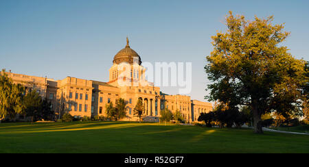 Panoramic View Capital Dome Helena Montana State Building Stock Photo