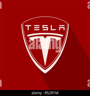 Tesla Sign Vector Tesla logo icon car brand sign symbol famous label identity style Top ...