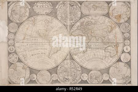 World Map - 1785 Stock Photo - Alamy