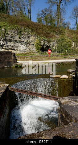 Cromford Mill near Matlock Peak District Derbyshire England Stock Photo