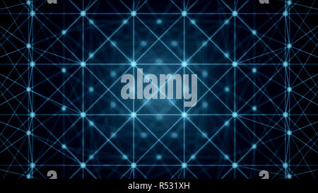 Abstract connected dots. Technology concept Stock Photo