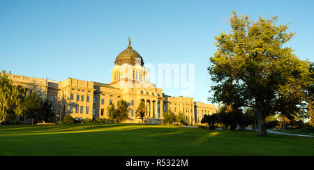 Panoramic View Capital Dome Helena Montana State Building Stock Photo