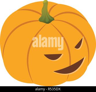 Pumpkin icon. Isometric of pumpkin vector icon for web design isolated on white background Stock Vector