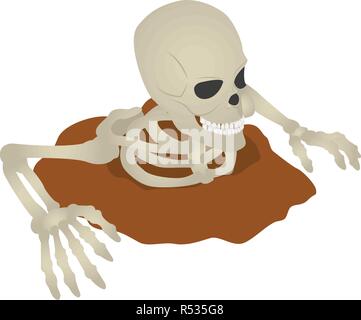 Bone Arm isometric isolated. 3D Bones anatomy. Human Skeleton system ...