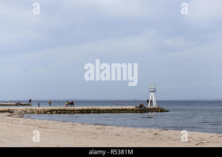 Bellevue Beach in Copenhagen, Denmark Stock Photo