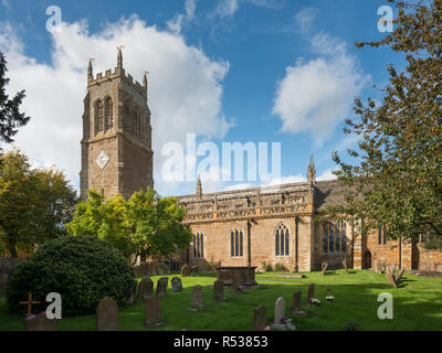 The Parish Church of St George (C of E), Lower Brailes, Warwickshire, England, United Kingdom Stock Photo