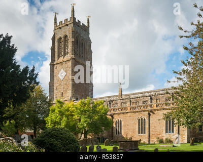 The Parish Church of St George (C of E), Lower Brailes, Warwickshire, England, United Kingdom Stock Photo