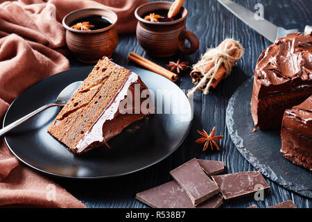 Chocolate Cake With Apricot Filling | Recipe | Cuisine Fiend